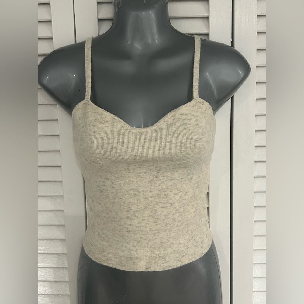 Wilfred cropped sweater tank- size small in Heather Birch- NWT